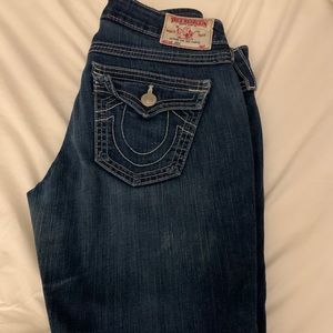 Dark blue true religion jeans